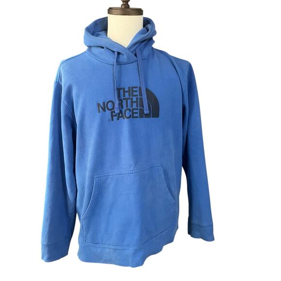 The North Face | FLAW Men's Royal Blue Kangaroo Pocket Sweatshirt Hoodie Sz XL - Picture 1 of 5